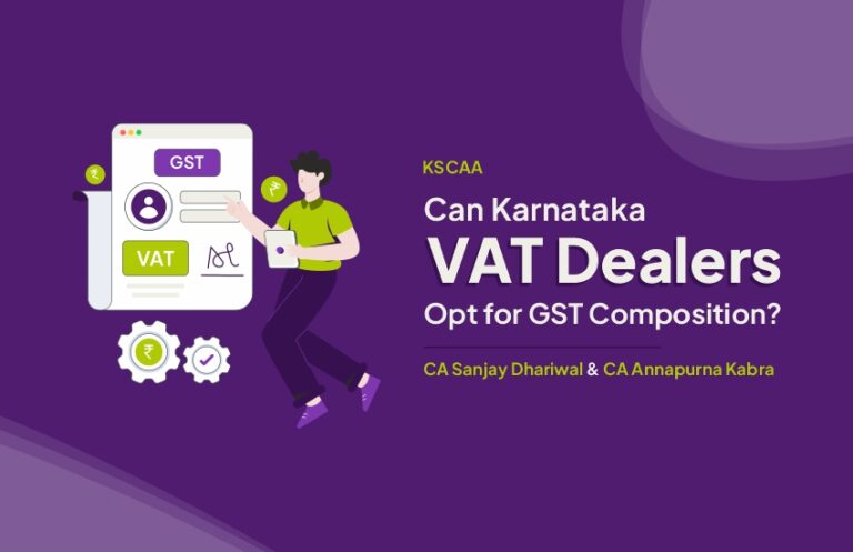 Can the composition dealer under the Karnataka VAT law applies for Composition scheme in GST law | CA Sanjay Dhariwal and CA Annapurna Kabra