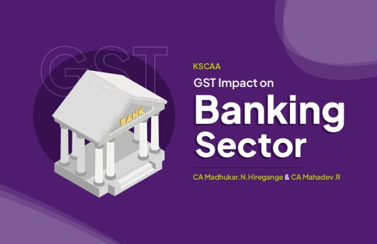 GST impact on Banking sector | CA Madhukar.N.Hiregange & CA Mahadev.R