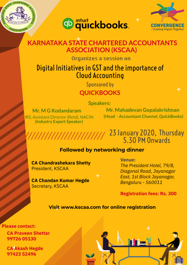 Digital initiatives in GST and the Importance of Cloud Accounting | 23/01/2020