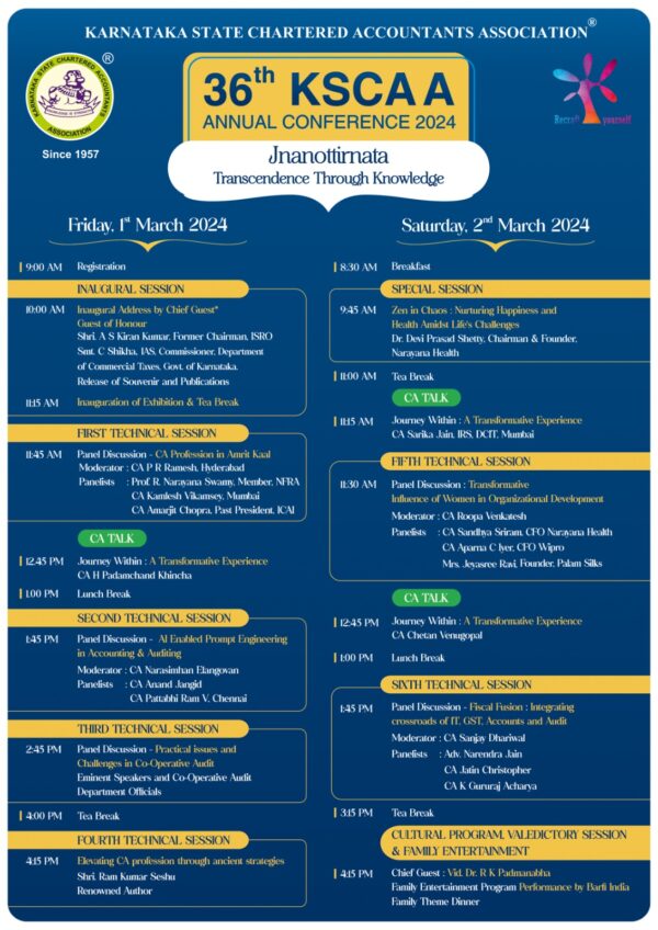 Mofussil Members (Other than Bengaluru) | Conference 2024